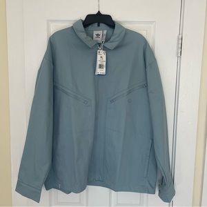 Adidas  Originals  Adicolor Trefoil Twill Blouson Jacket For Mens Size XL